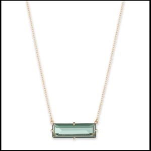 Lauren Ralph Lauren NWT
Gold Tone Baguette Pendant Necklace #254